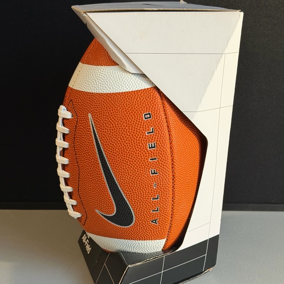 Nike All-Field Orange and White Official Size Football - Picture 4 of 4